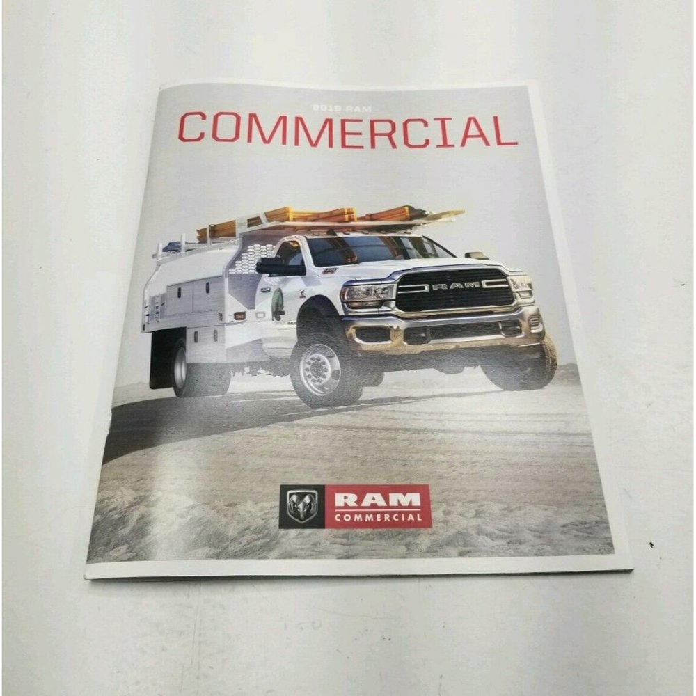 2019 Ram Commercial Vehicle Color Brochure Brand New Work Truck Book